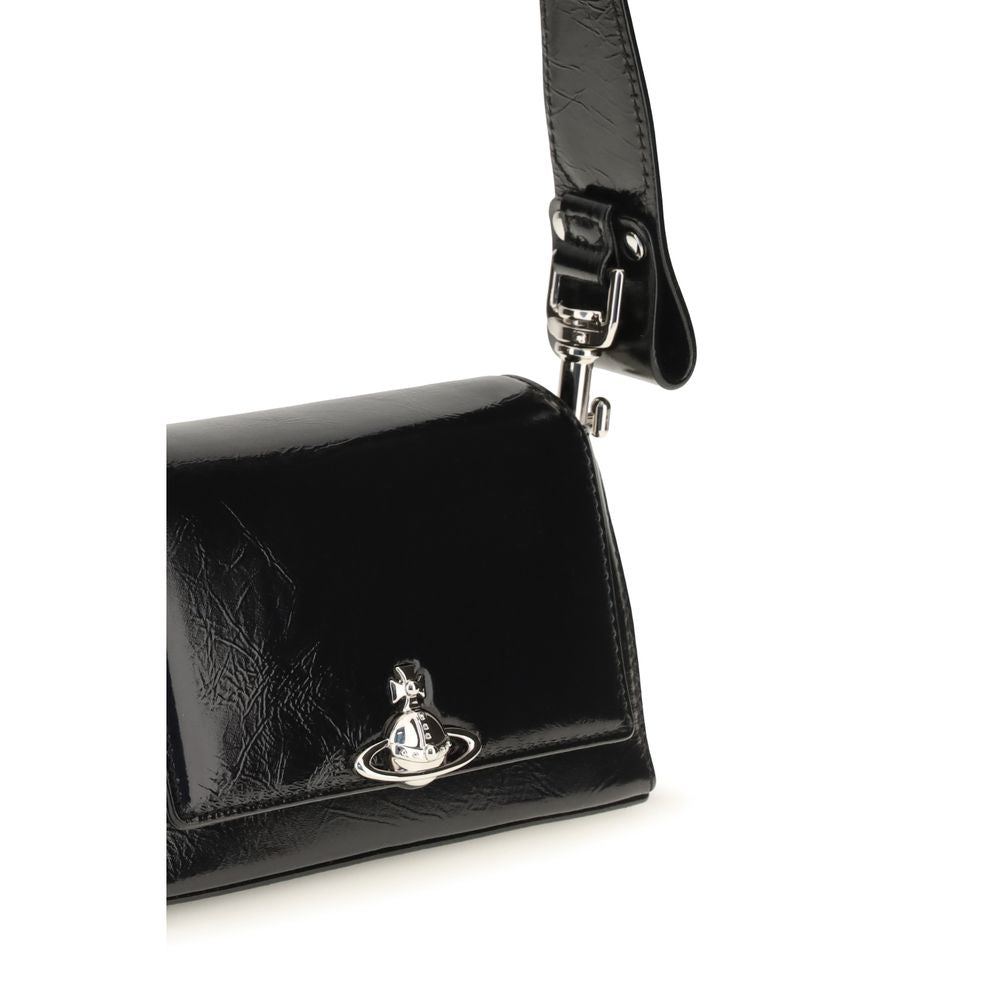 Vivienne Westwood Black Calf Leather Bos Taurus Handbag for Women