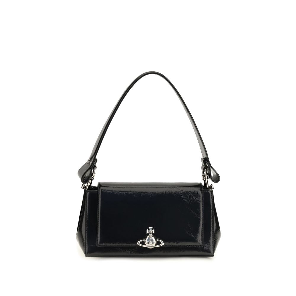 Vivienne Westwood Black Calf Leather Bos Taurus Handbag for Women