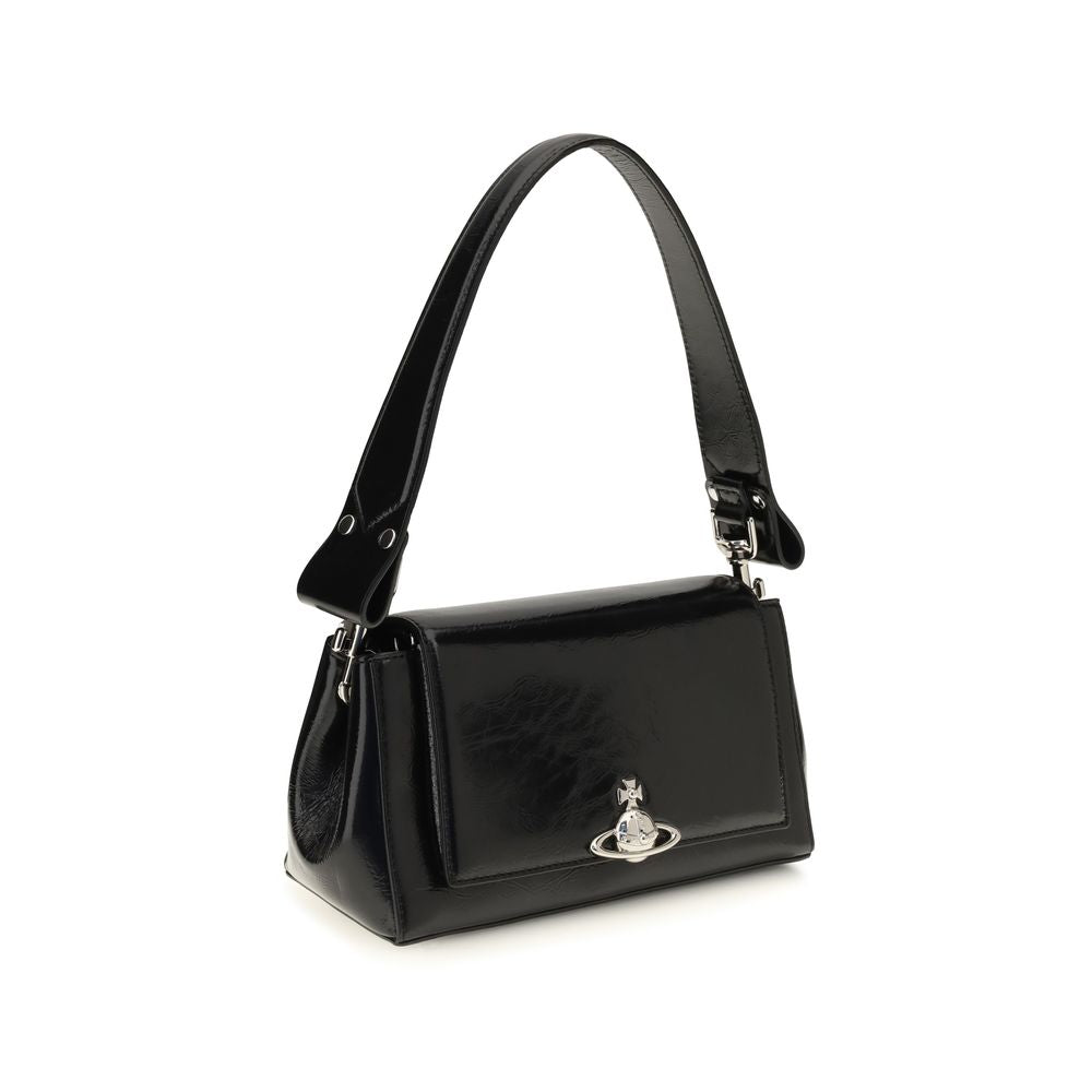 Vivienne Westwood Black Calf Leather Bos Taurus Handbag for Women