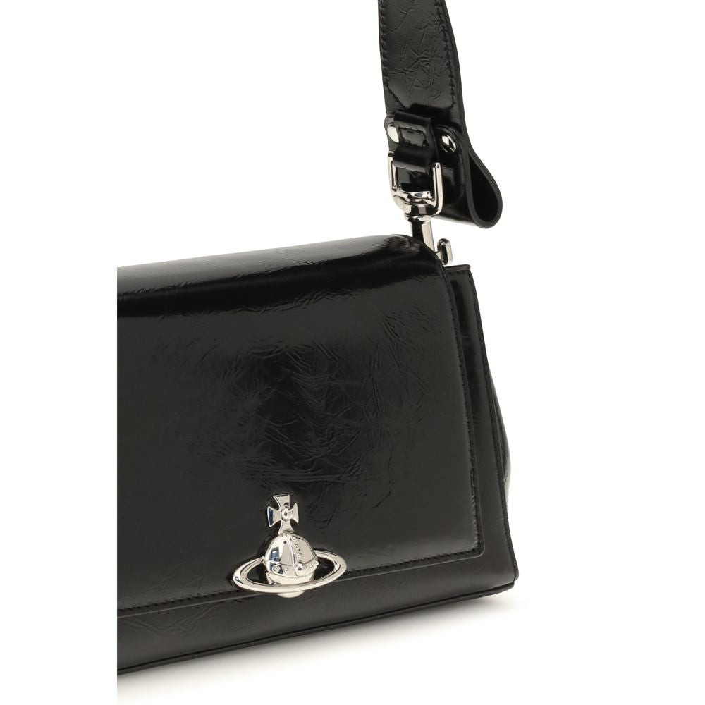 Vivienne Westwood Black Calf Leather Bos Taurus Handbag for Women