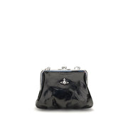 Vivienne Westwood Black Calf Leather Bos Taurus Wallet for Women