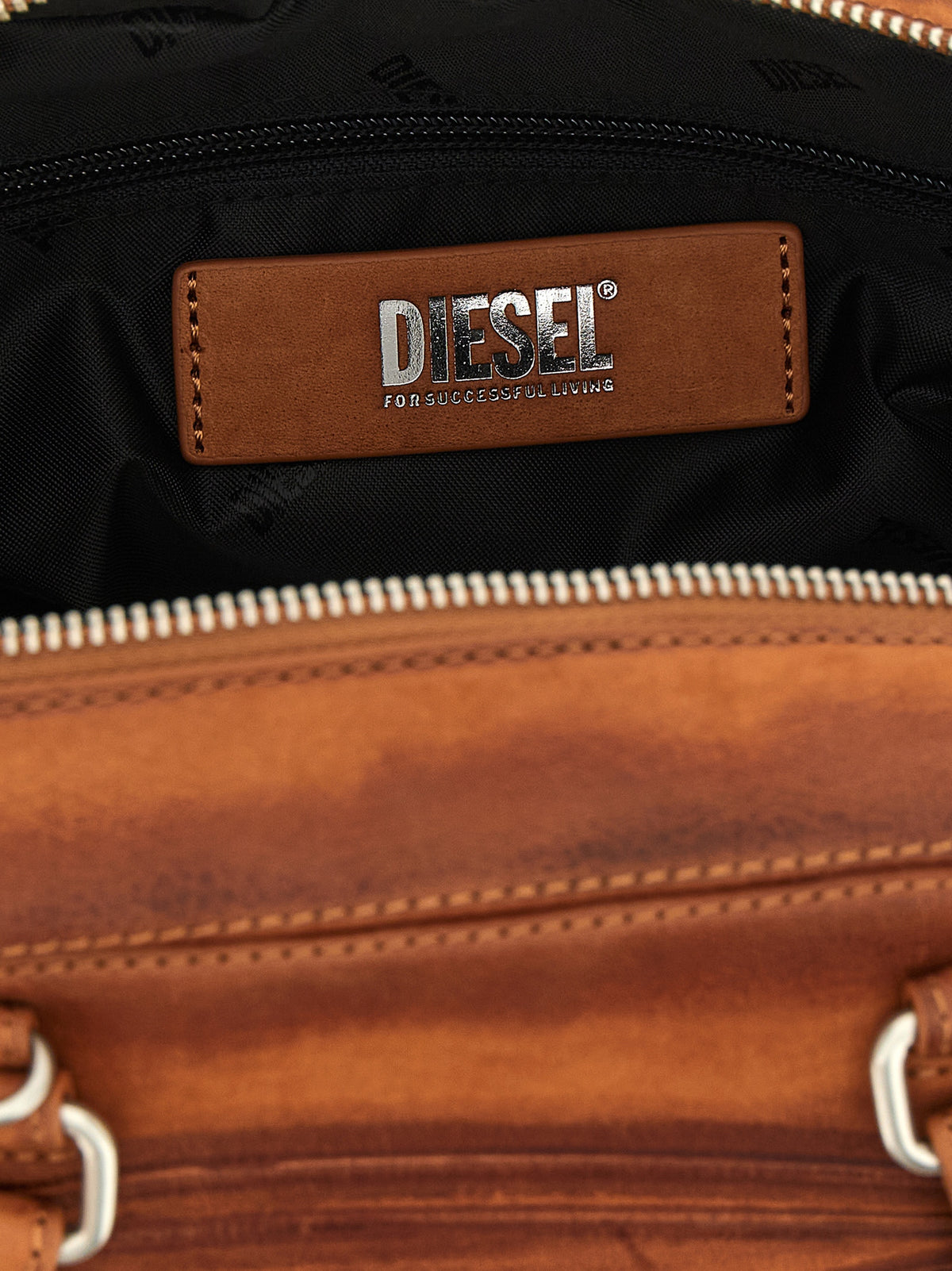 Diesel Brown Other Fibres Shoulder Bag for Women