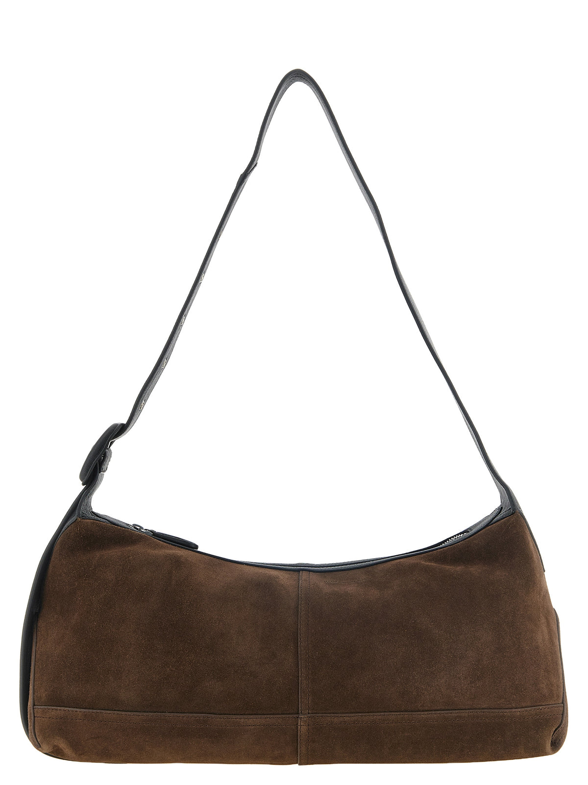 Ami Paris Brown Cowhide Crossbody Bag for Women