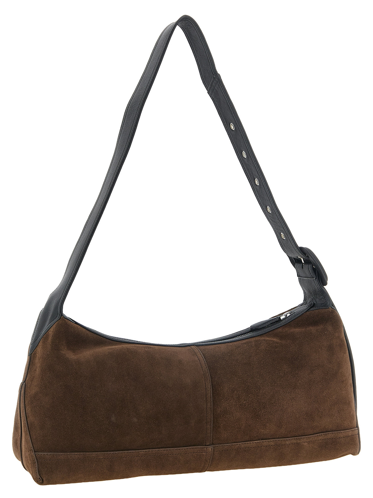 Ami Paris Brown Cowhide Crossbody Bag for Women