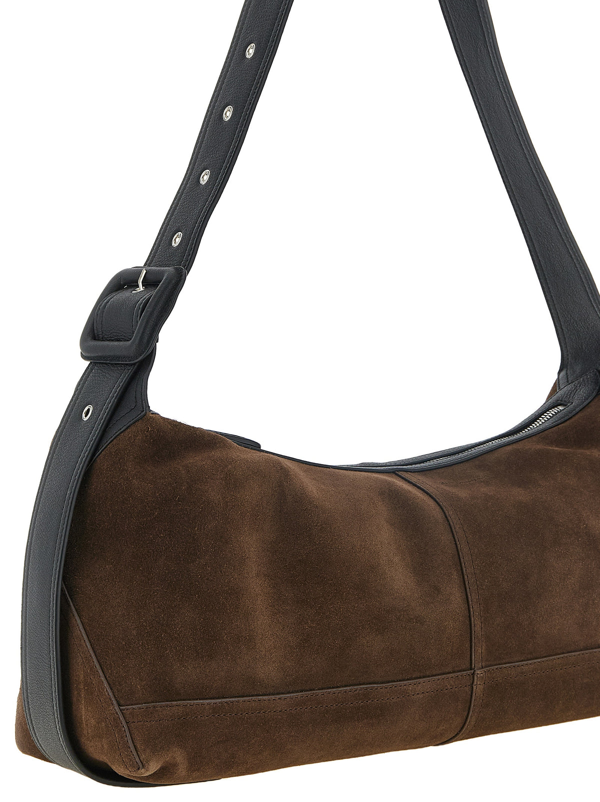 Ami Paris Brown Cowhide Crossbody Bag for Women