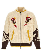 Dsquared² Multicolor Wool Cardigan