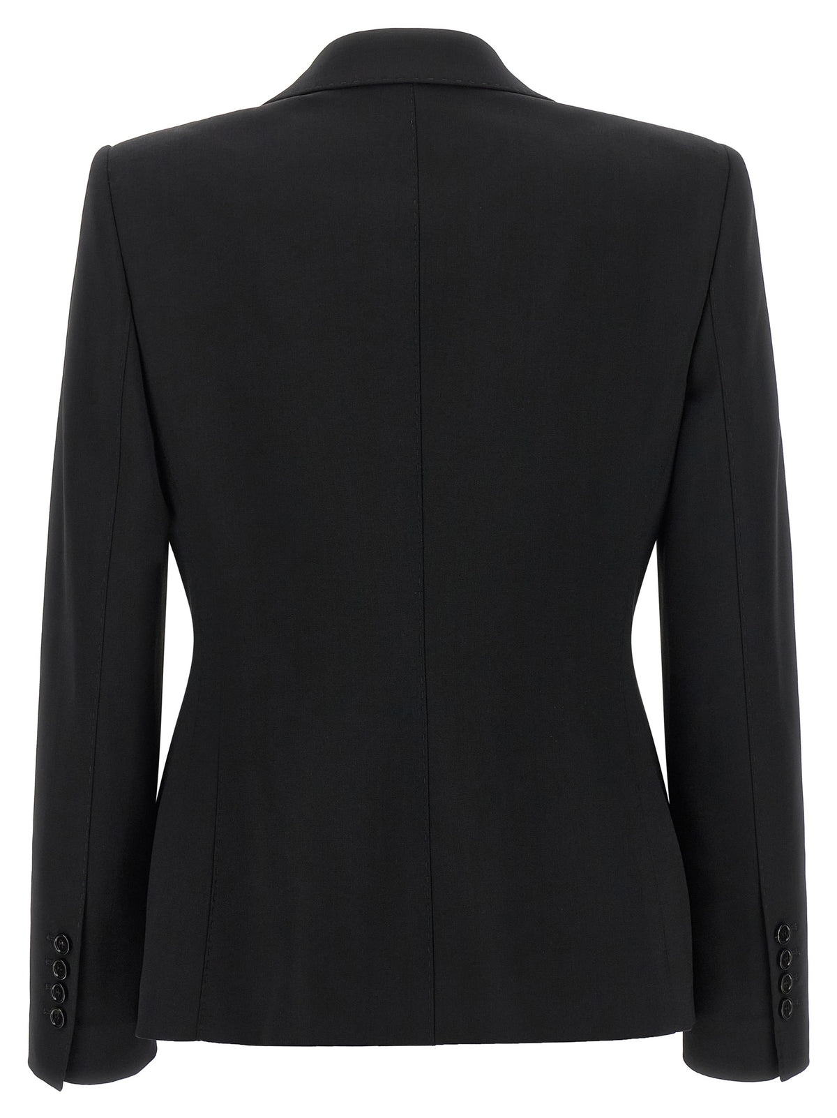 Dolce & Gabbana Black Virgin Wool Blazer for Women