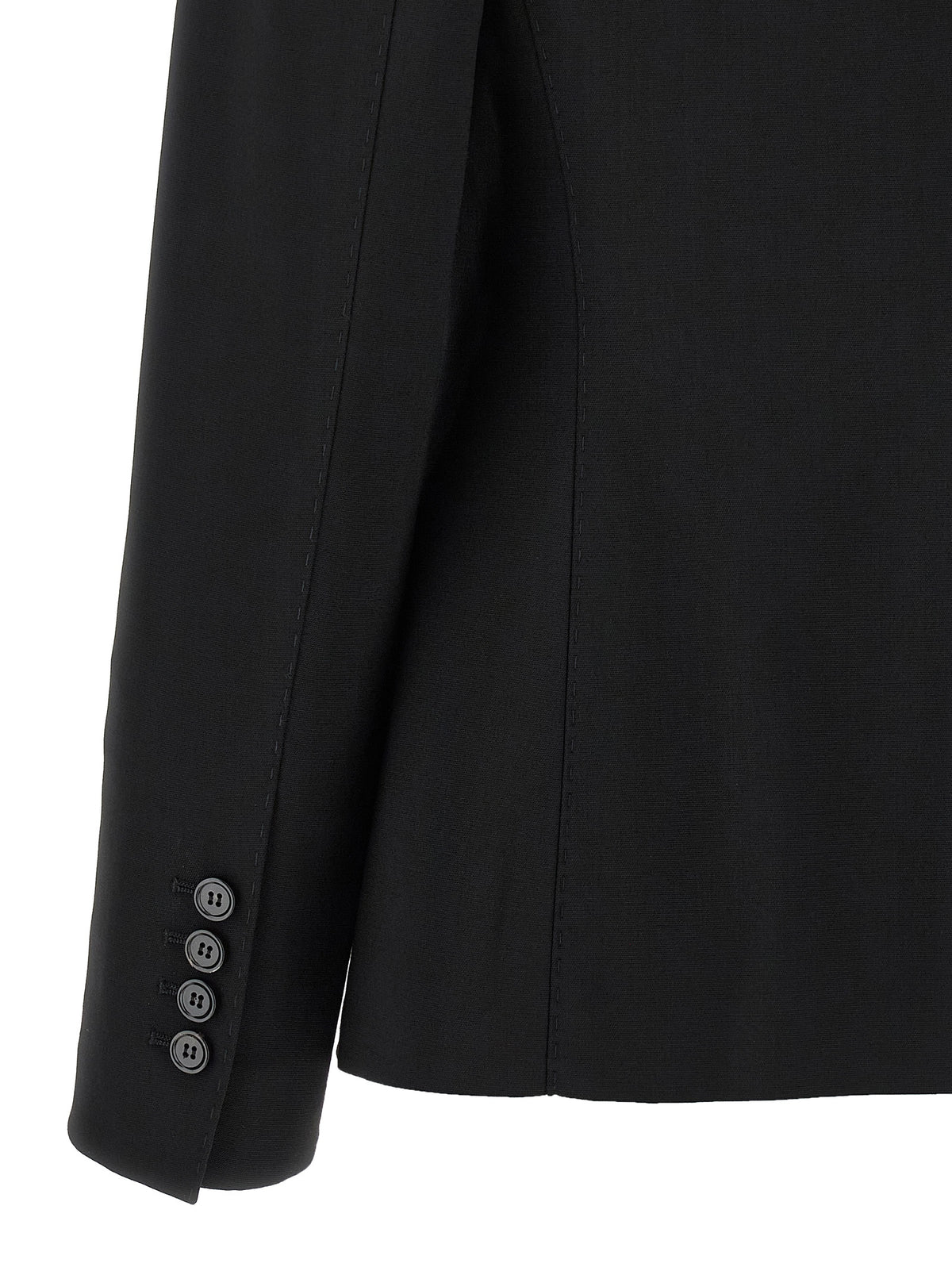 Dolce & Gabbana Black Virgin Wool Blazer for Women