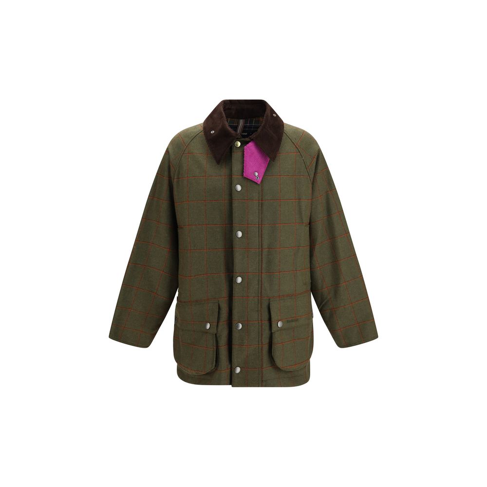 Barbour Bicolor Wool Oves Aries Full-Length Jacket for Men