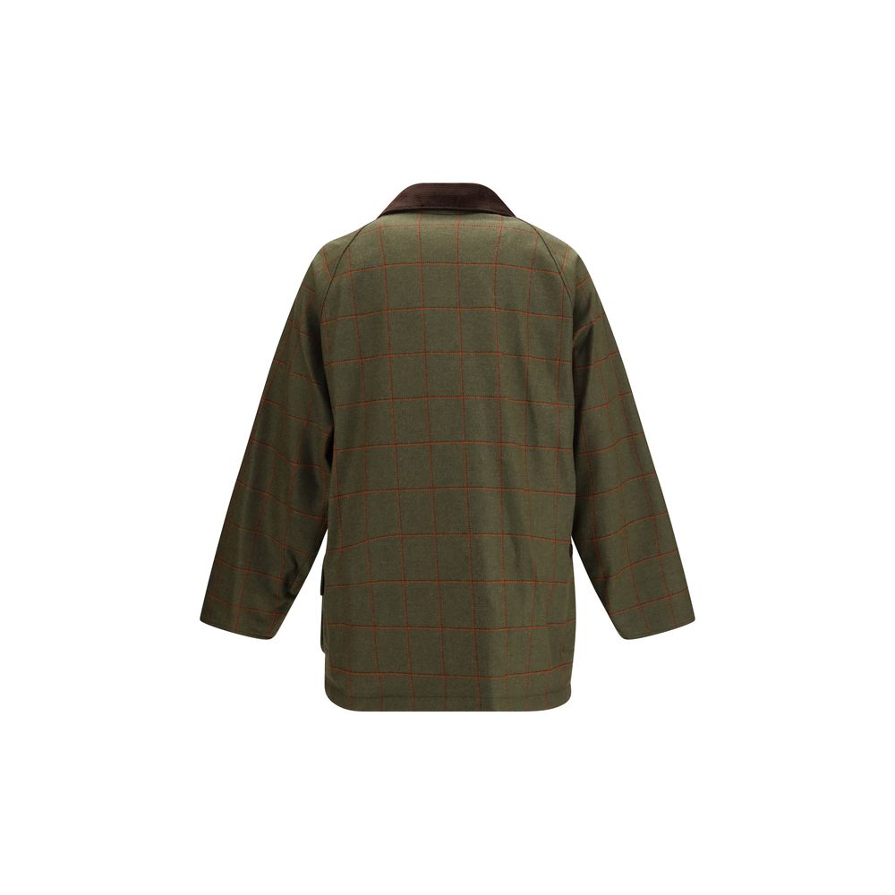 Barbour Bicolor Wool Oves Aries Full-Length Jacket for Men