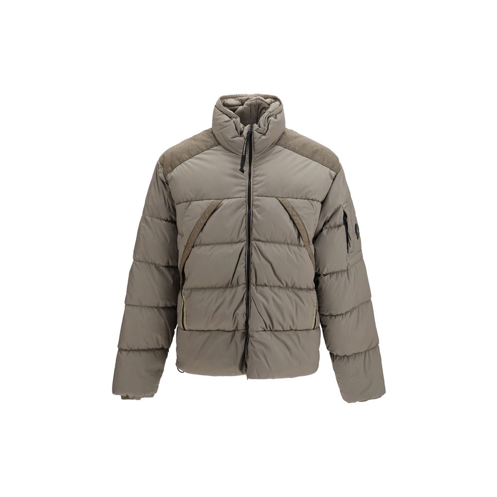 C.P. Company Gray Polyamide Full-Length Jacket for Men