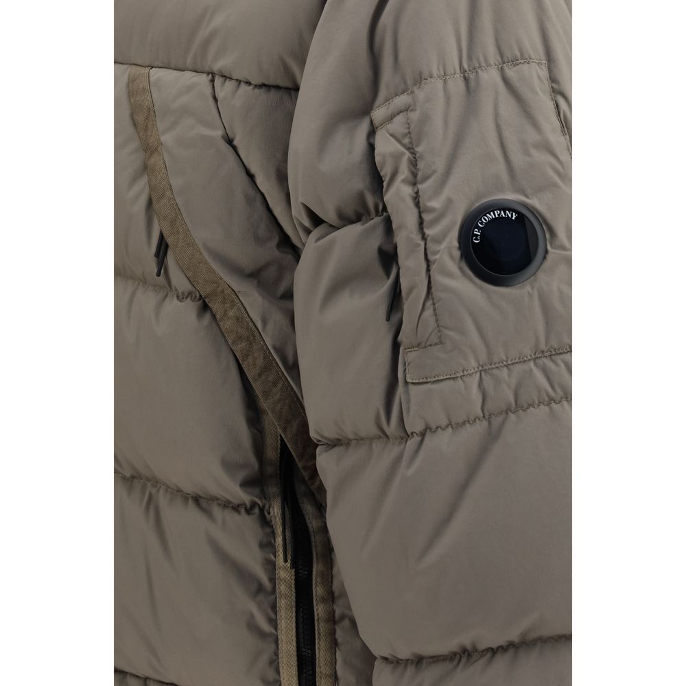 C.P. Company Gray Polyamide Full-Length Jacket for Men