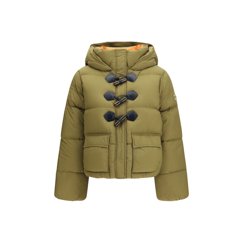 Ganni Bicolor Nylon Full-Length Jacket for Women
