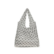 Marine Serre White Polyurethane Shoulder Bag