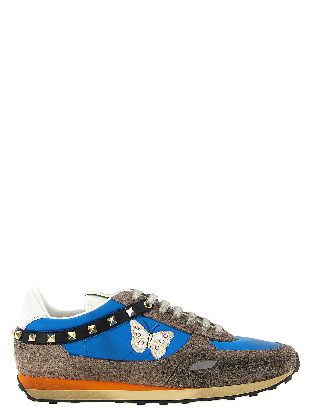 Valentino Garavani Multicolor Calfskin Low Top Sneakers for Men