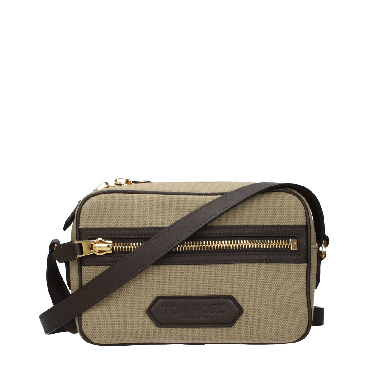Tom Ford Beige Fabric Crossbody Bag for Women