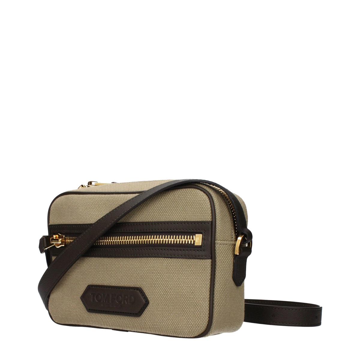 Tom Ford Beige Fabric Crossbody Bag for Women
