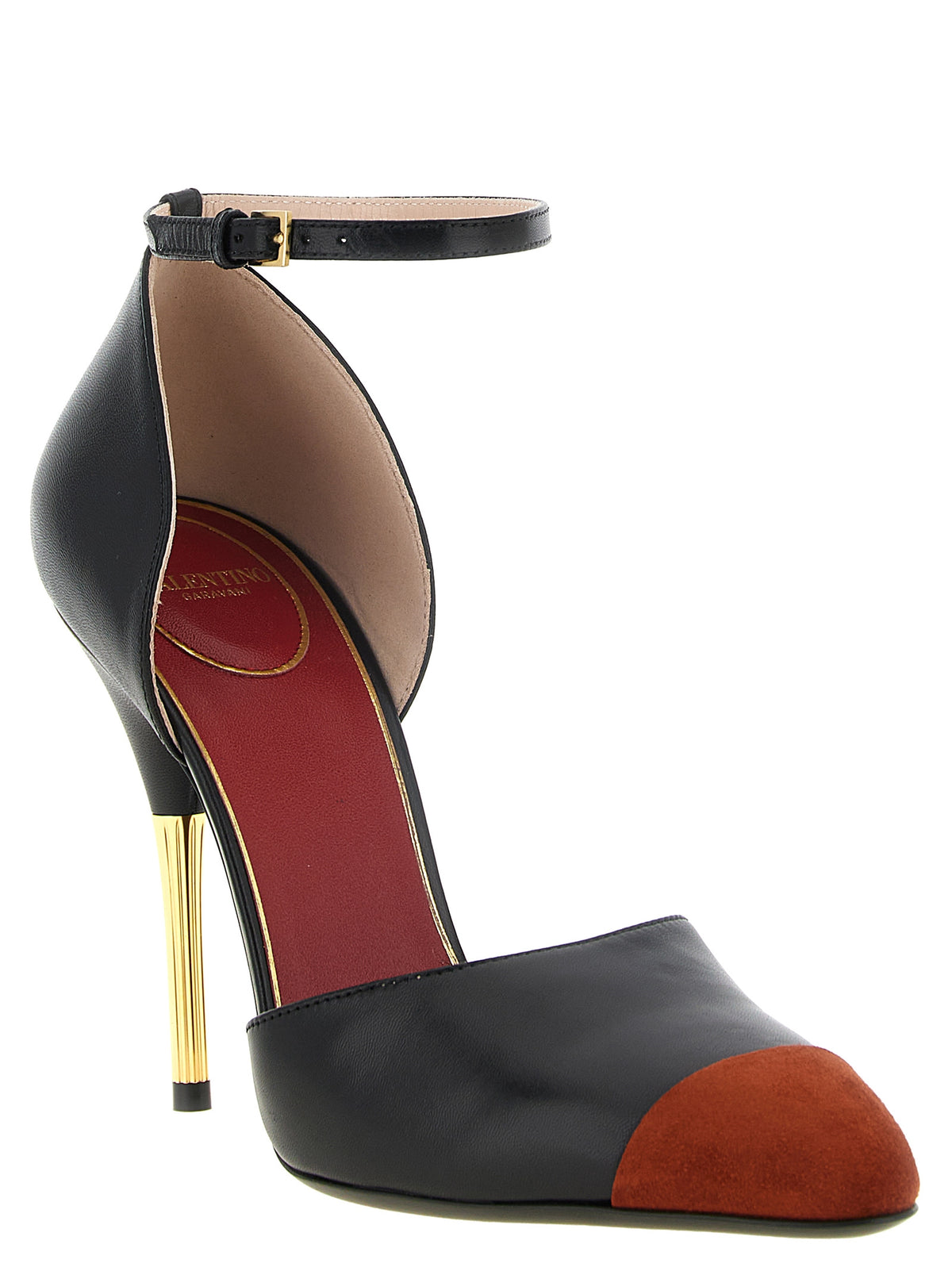 Valentino Garavani Black Goatskin High Heel Pumps for Women