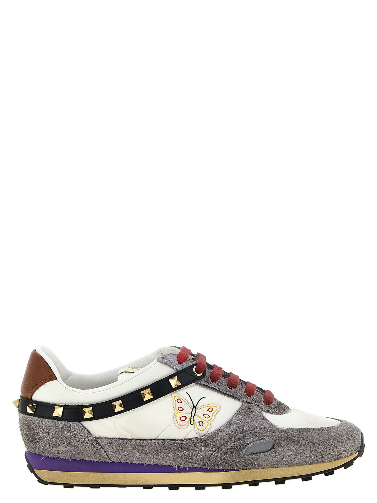 Valentino Garavani Multicolor Calfskin Athletic Sneakers