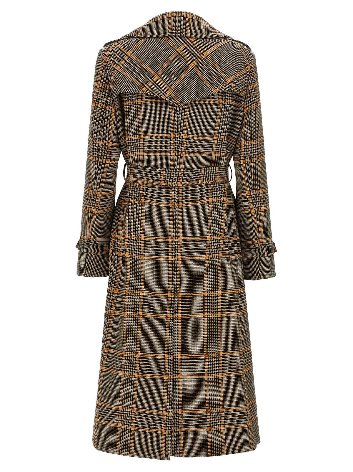 Tagliatore Brown Virgin Wool Coat for Women