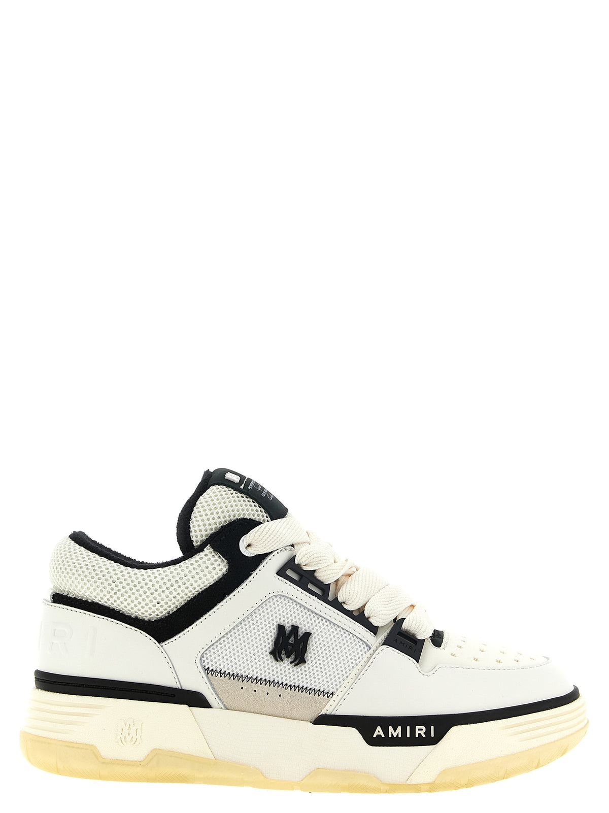 Amiri White Calfskin Chunky Sneakers for Men