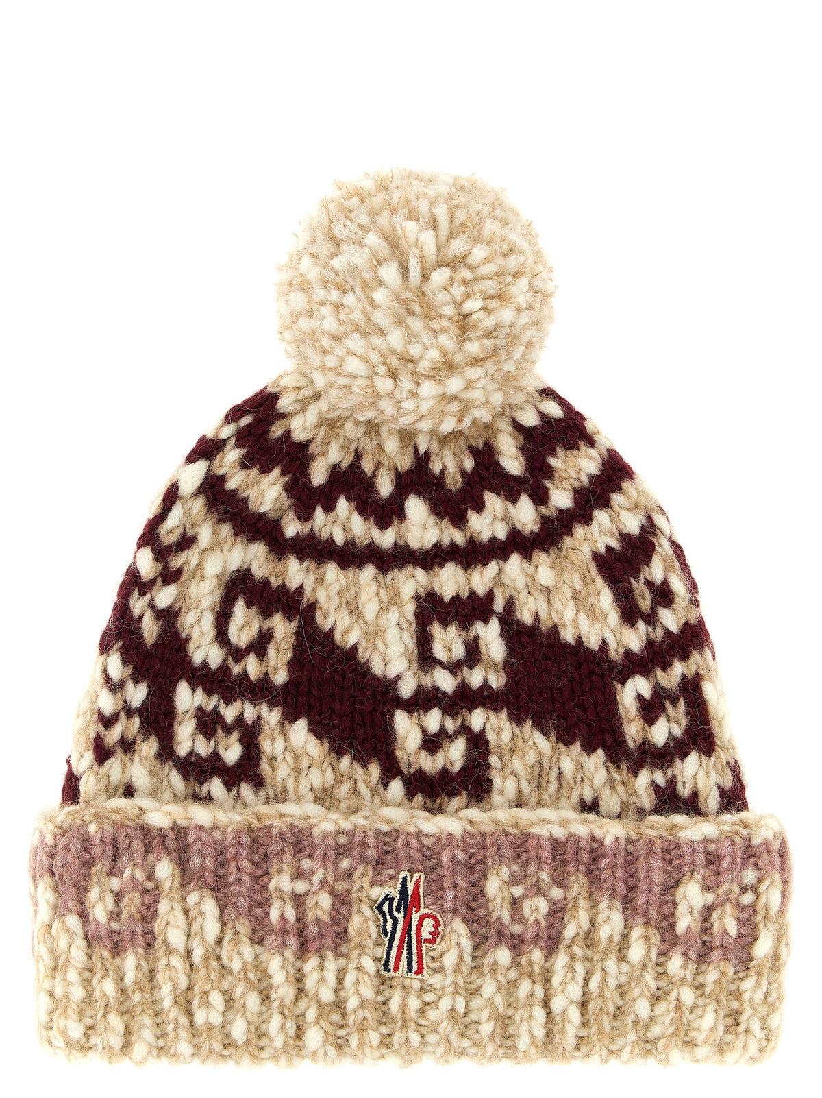 Moncler Grenoble Multicolor Wool Beanie for Women