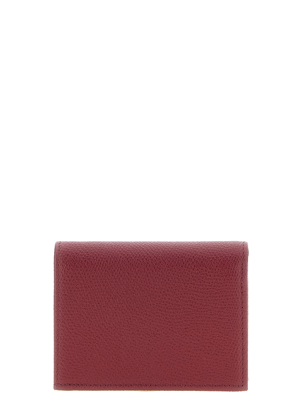 Valentino Garavani Bordeaux Calfskin Cardholder for Women