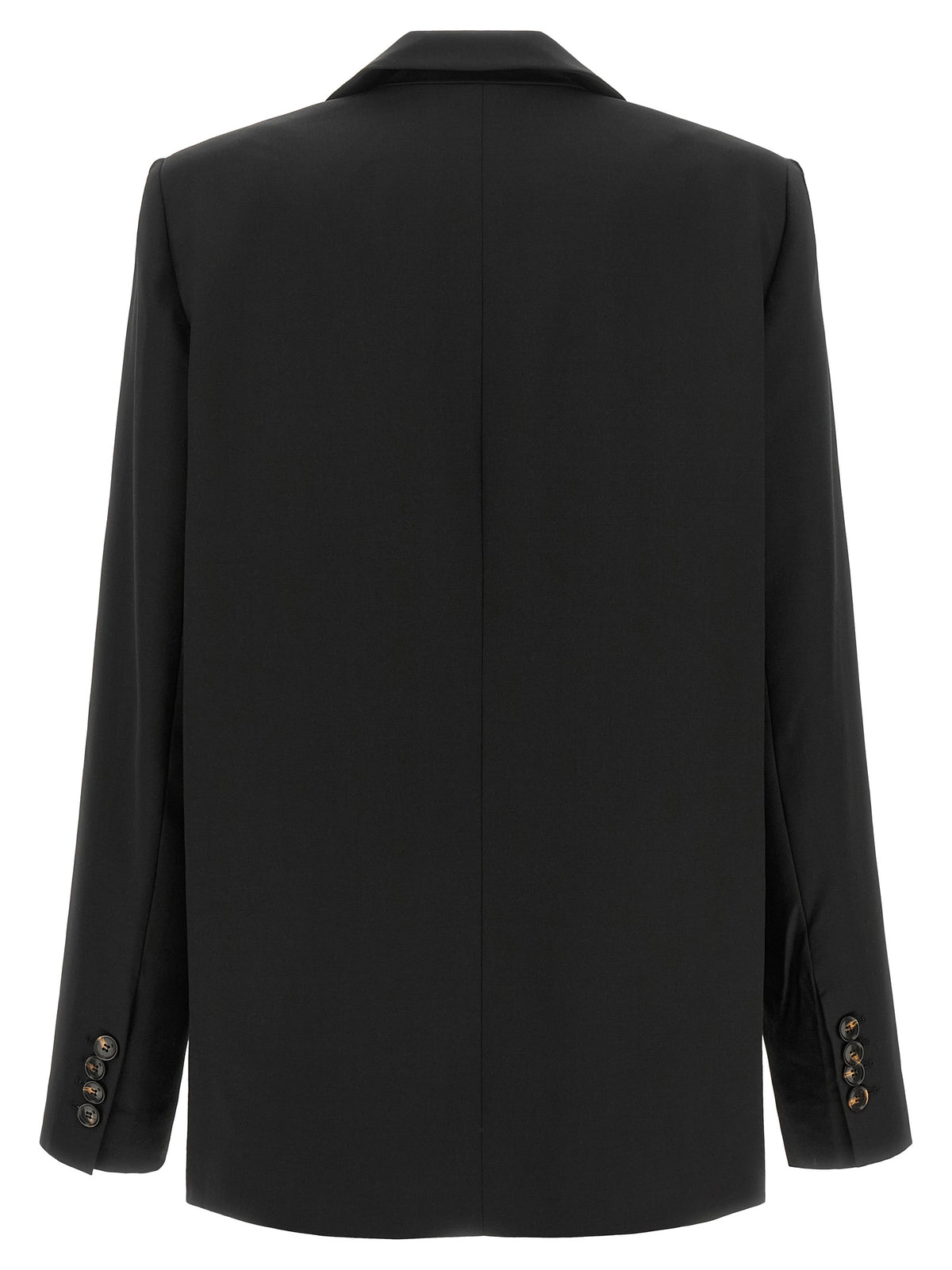 Ganni Black Polyester Blazer for Women