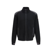 Moncler Grenoble Black Wool Oves Aries Cardigan