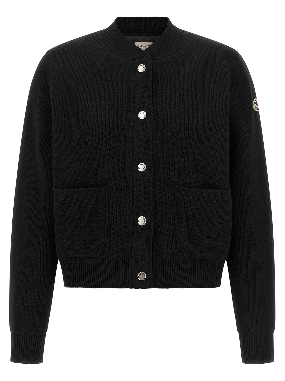 Moncler Black Polyamide Cardigan for Women