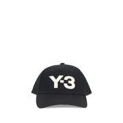 Y-3 Black Cotton Cap (Baseball Hat)