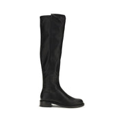 Stuart Weitzman Black Napa Leather / Calf Bos Taurus Over The Knee