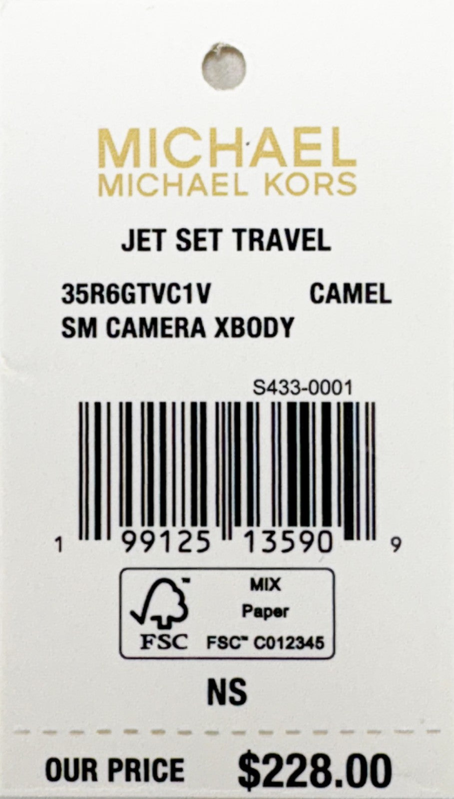 Michael Kors Small Camera Crossbody Bag Purse