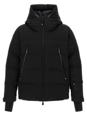 Moncler Grenoble Black Polyamide Full-Length Jacket for Men