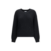Brunello Cucinelli Black Cashmere Sweater for Women