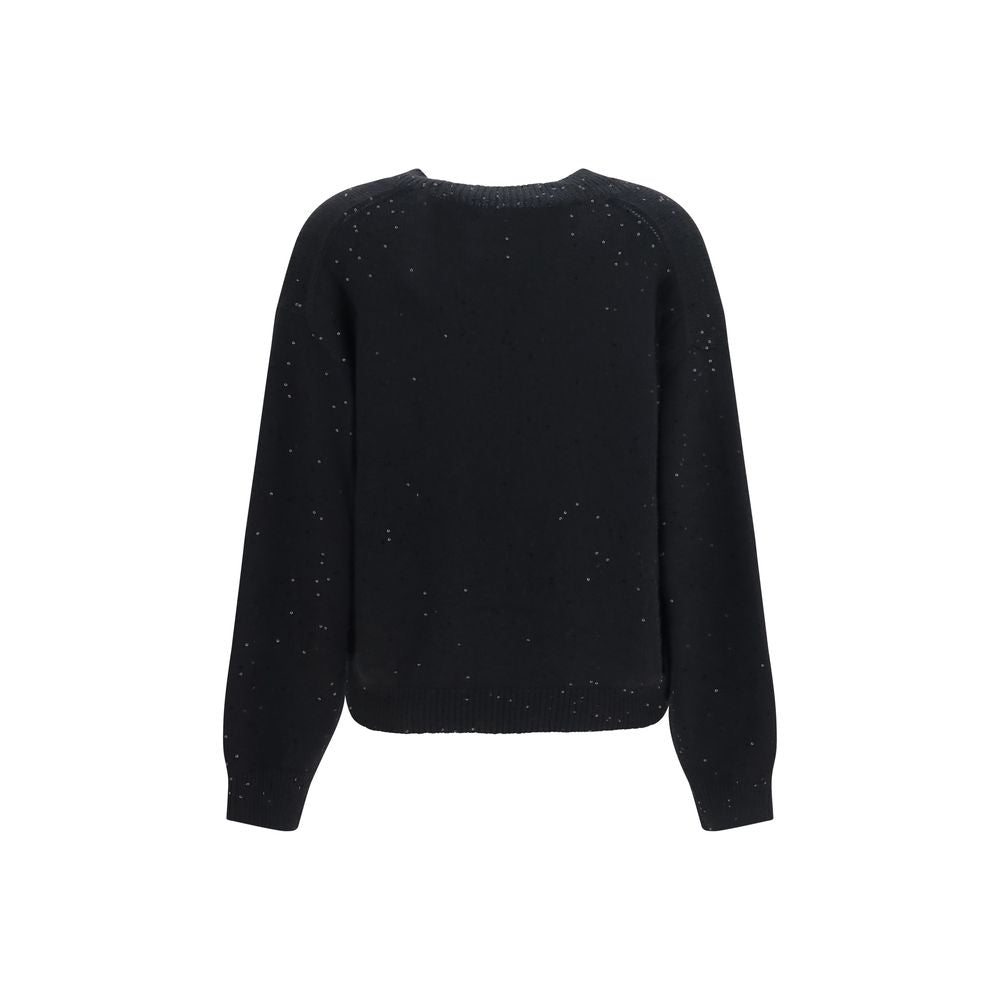 Brunello Cucinelli Black Cashmere Sweater for Women