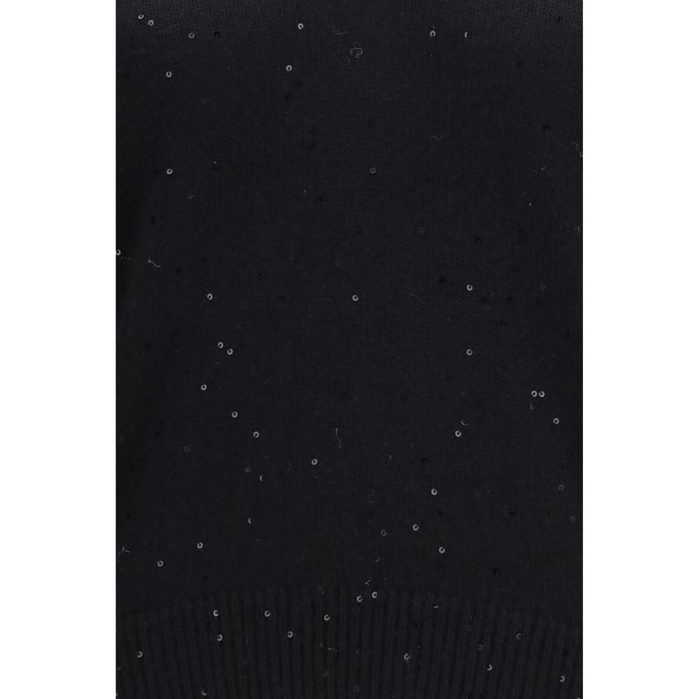 Brunello Cucinelli Black Cashmere Sweater for Women