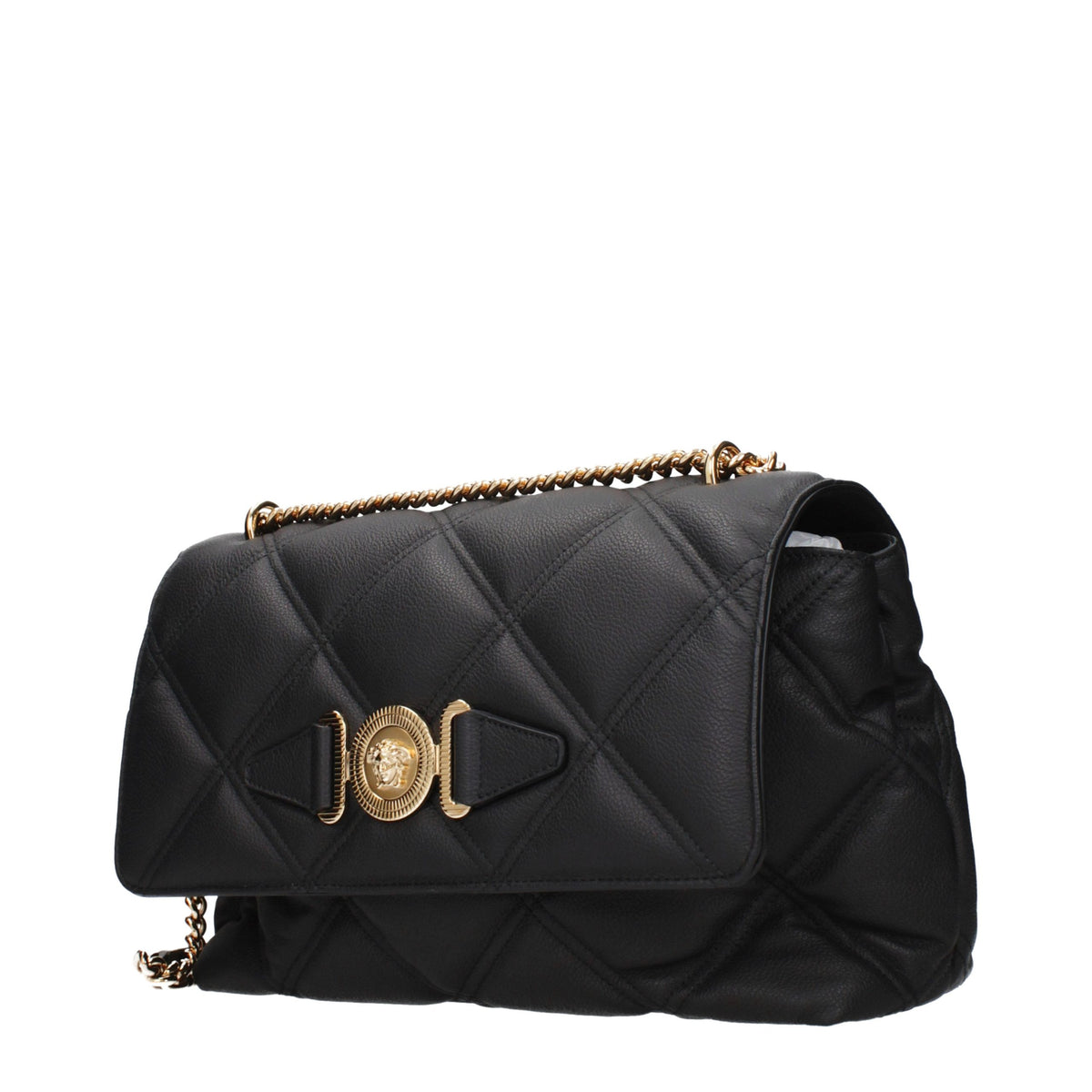 Versace Black Leather Crossbody Bag for Women