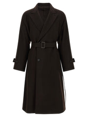 SSSTEIN Brown Wool Coat