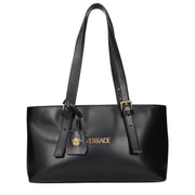 Versace Black Leather Shoulder Bag