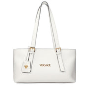 Versace White Leather Shoulder Bag