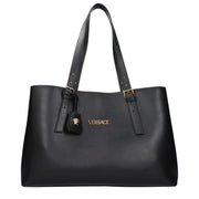 Versace Black Leather Shoulder Bag