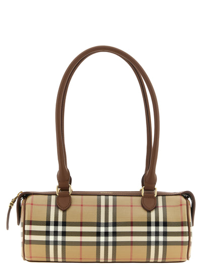 Burberry Beige Cotton Shoulder Bag