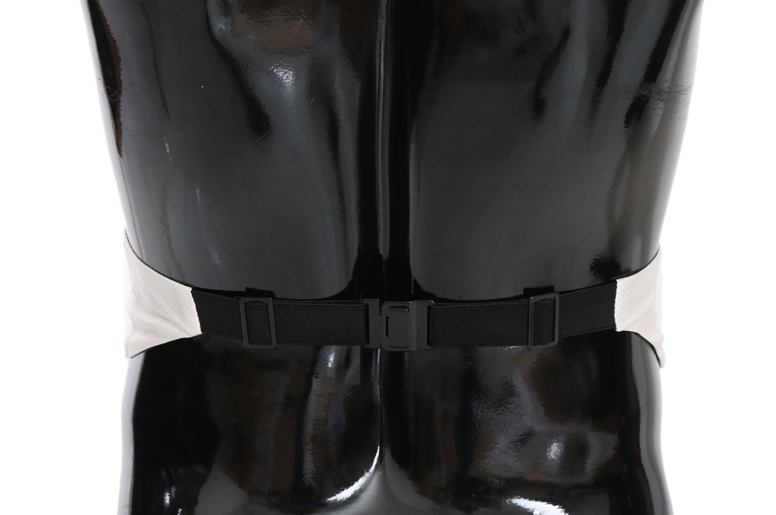 Dolce & Gabbana White Men Waist Belt 100% Silk Cummerbund - ACCEXO