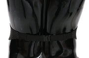 Dolce & Gabbana Black Dotted Waist Belt Silk Cummerbund for Men