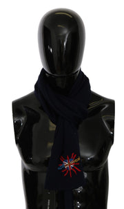 Dolce & Gabbana Elegant Virgin Wool Men's Scarf - ACCEXO