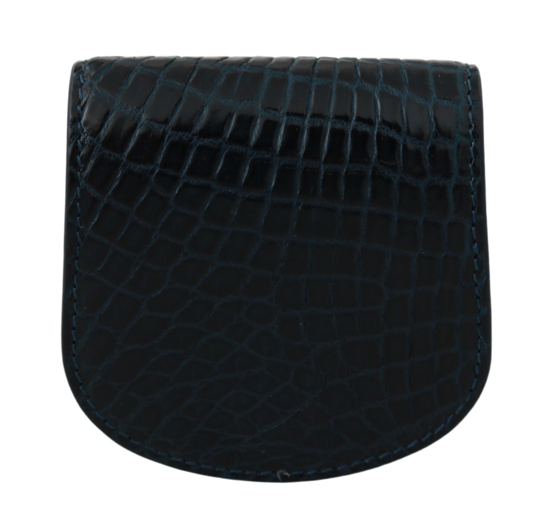 Dolce & Gabbana Exquisite Dark Blue Coin Case Wallet - ACCEXO