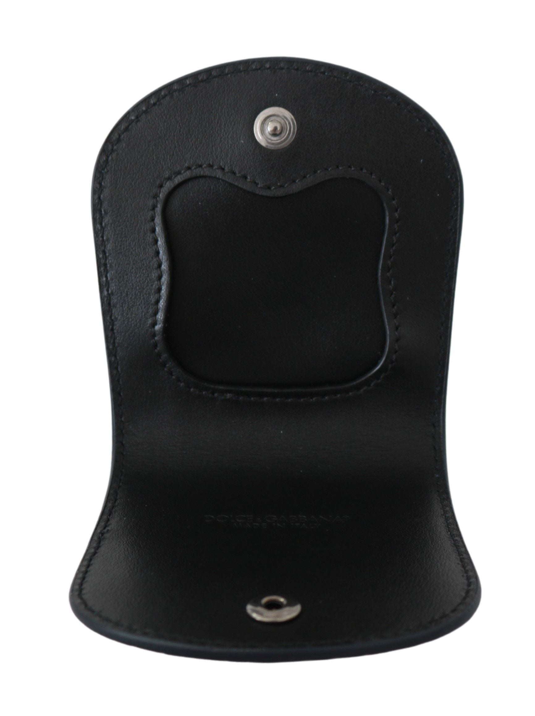 Dolce & Gabbana Exquisite Dark Blue Coin Case Wallet - ACCEXO