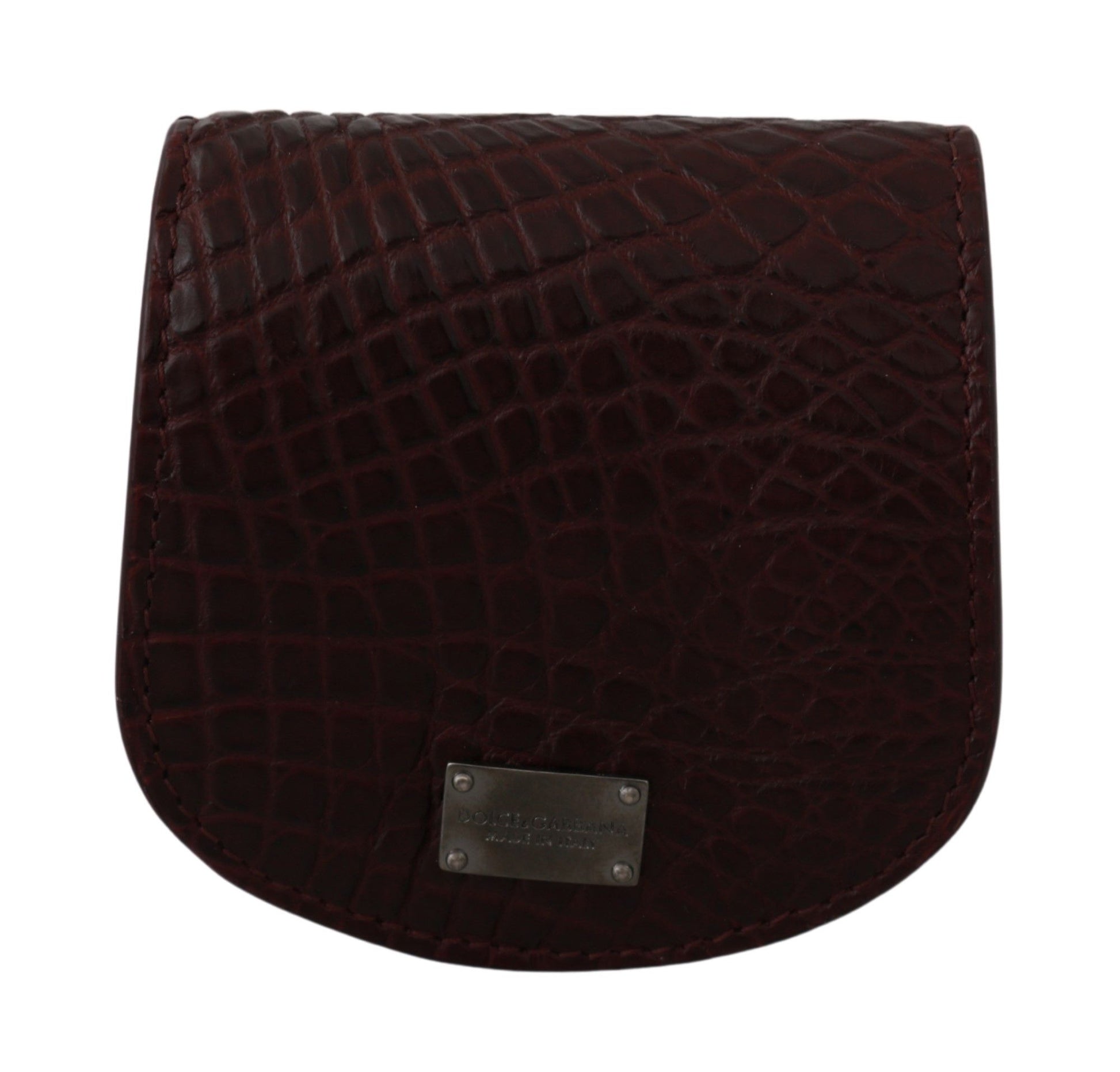 Dolce & Gabbana Refined Caimano Leather Coin Case - ACCEXO