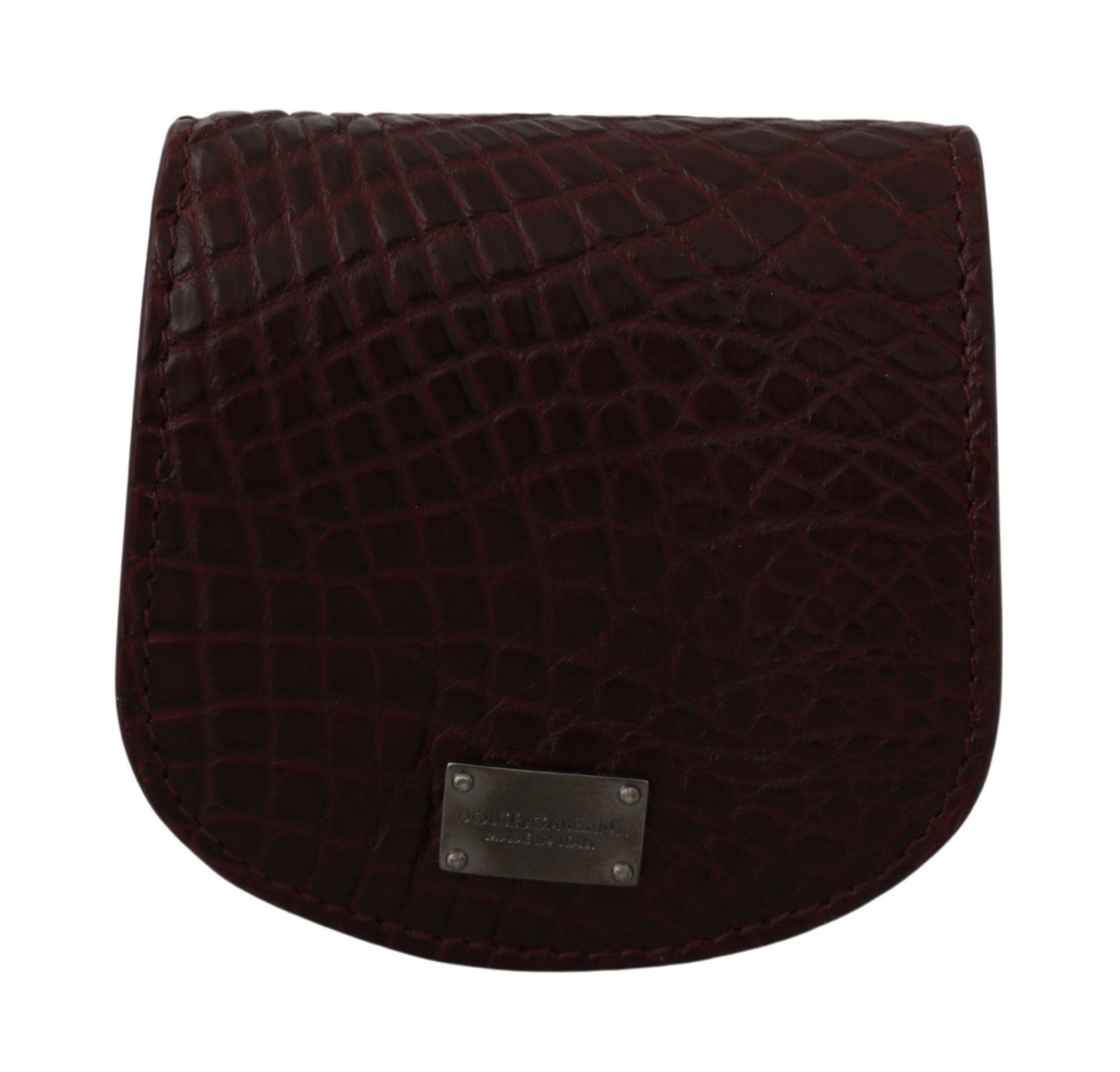 Dolce & Gabbana Refined Caimano Leather Coin Case - ACCEXO